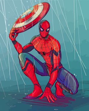 Spider Man Civil War Art Diamond Painting 